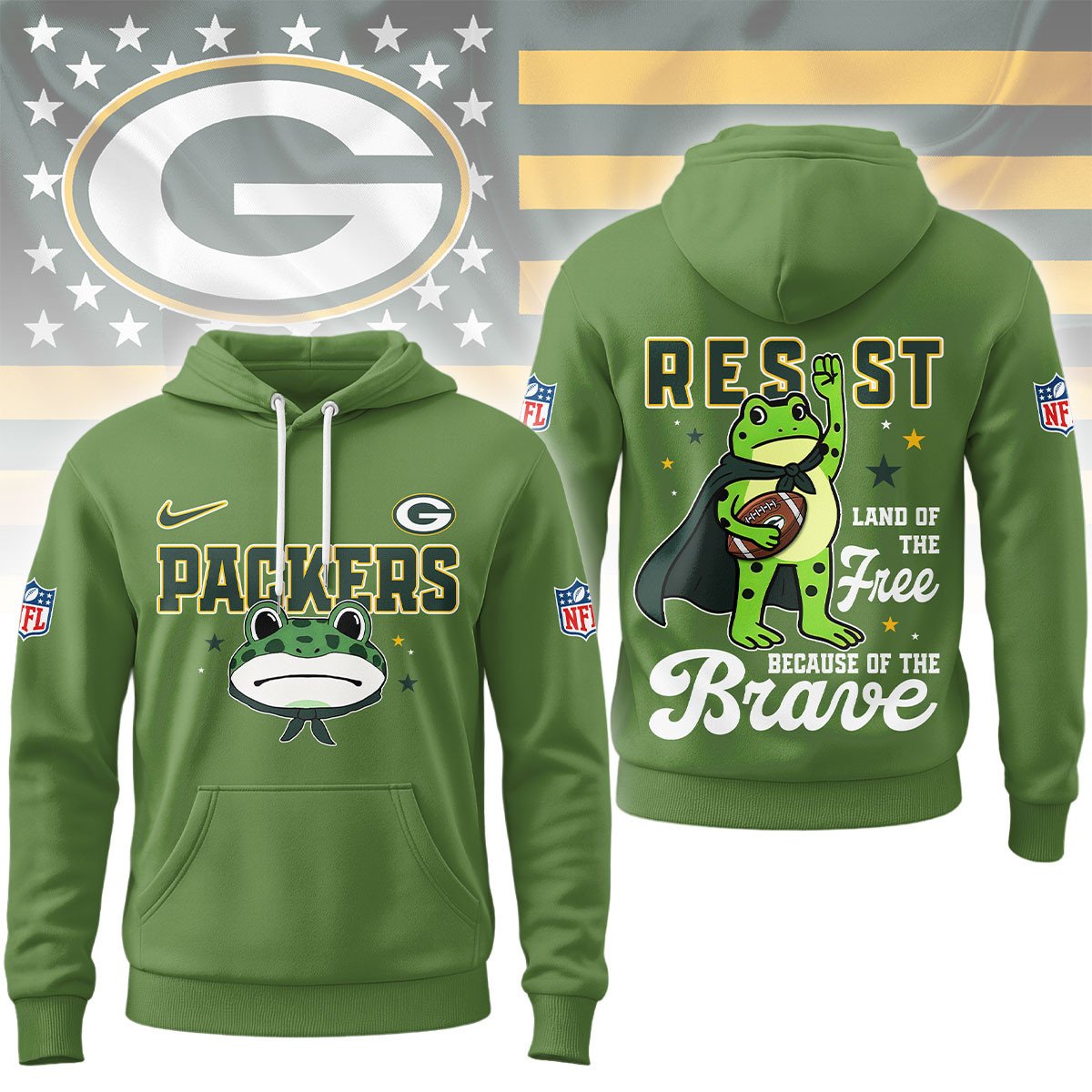 LIMITED EDITION - NEW CUSTOMIZED NFL08 GBP GREEN BAY PACKERS HOME MIX AWAY T-SHIRT, POLO, HOODIE & JACKETS