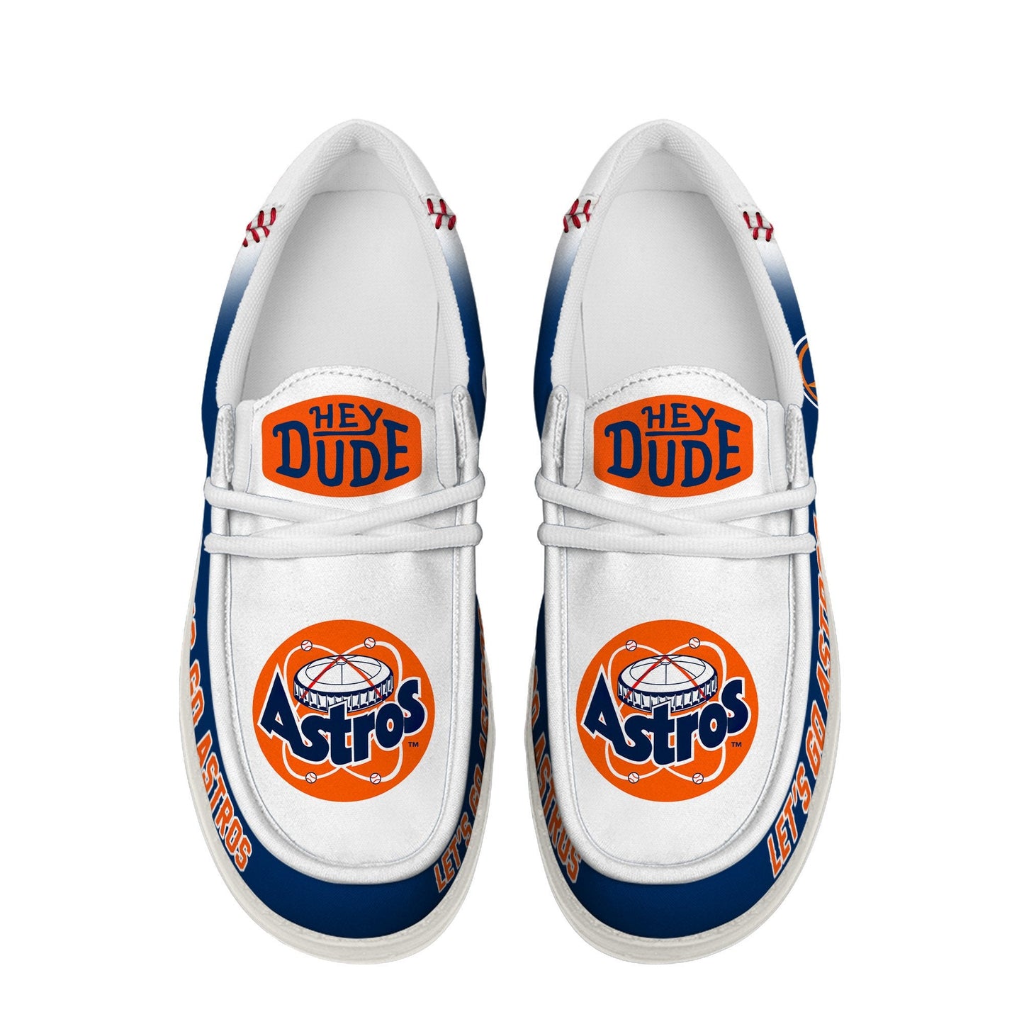 LIMITED EDITION - NEW CUSTOMIZED MLB10 HT ASTROS LOAFER SHOES