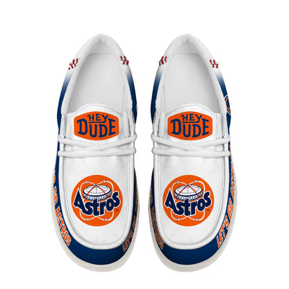 LIMITED EDITION - NEW CUSTOMIZED MLB10 HT ASTROS LOAFER SHOES