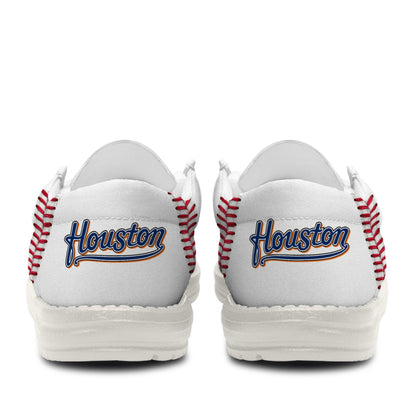LIMITED EDITION - NEW CUSTOMIZED MLB10 HT ASTROS LOAFER SHOES