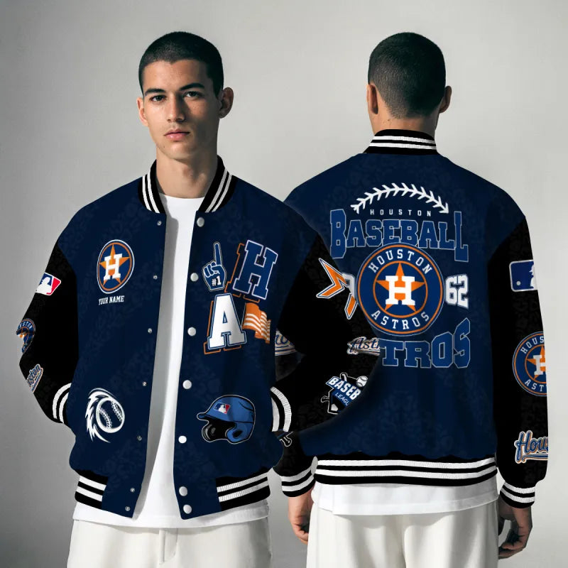 LIMITED EDITION - NEW CUSTOMIZED MLB10 HAS HOUSTON ASTROS UNISEX T-SHIRT, POLO, HOODIE & JACKETS