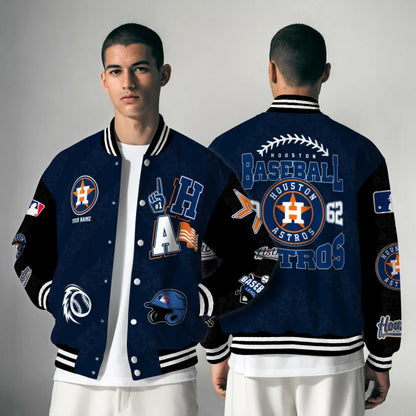 LIMITED EDITION - NEW CUSTOMIZED MLB10 HAS HOUSTON ASTROS UNISEX T-SHIRT, POLO, HOODIE & JACKETS