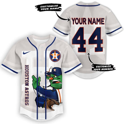 LIMITED EDITION - NEW CUSTOMIZED MLB10 HT ASTROS BASEBALL JERSEY