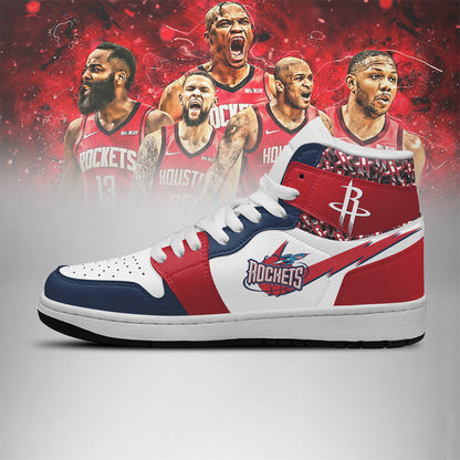 LIMITED EDITION - NEW CUSTOMIZED NBA07 HT ROCKETS AIR JORDAN SNEAKERS