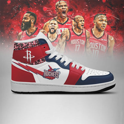 LIMITED EDITION - NEW CUSTOMIZED NBA07 HT ROCKETS AIR JORDAN SNEAKERS