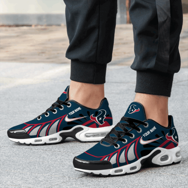LIMITED EDITION - NEW CUSTOMIZED NFL15 HTT HOUSTON TEXANS UNISEX AIR MAX PLUS SNEAKERS