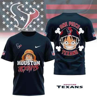 LIMITED EDITION - NEW CUSTOMIZED NFL15 HTT HOUSTON TEXANS ONE PIECE FAN 3D SHIRT