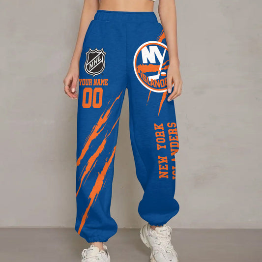LIMITED EDITION - NEW CUSTOMIZED NHL25 NYI NEW YORK ISLANDERS UNISEX LONG PANTS
