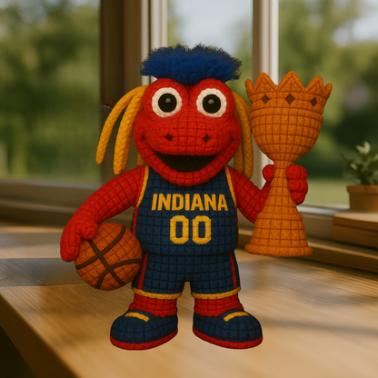 LIMITED EDITION - WNBA 06 IDF INDIANA FEVER HANDMADE CROCHET
