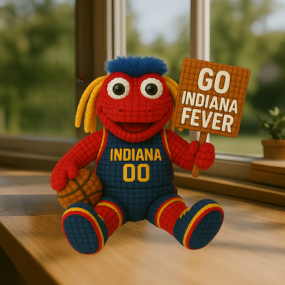 LIMITED EDITION - WNBA 06 IDF INDIANA FEVER HANDMADE CROCHET