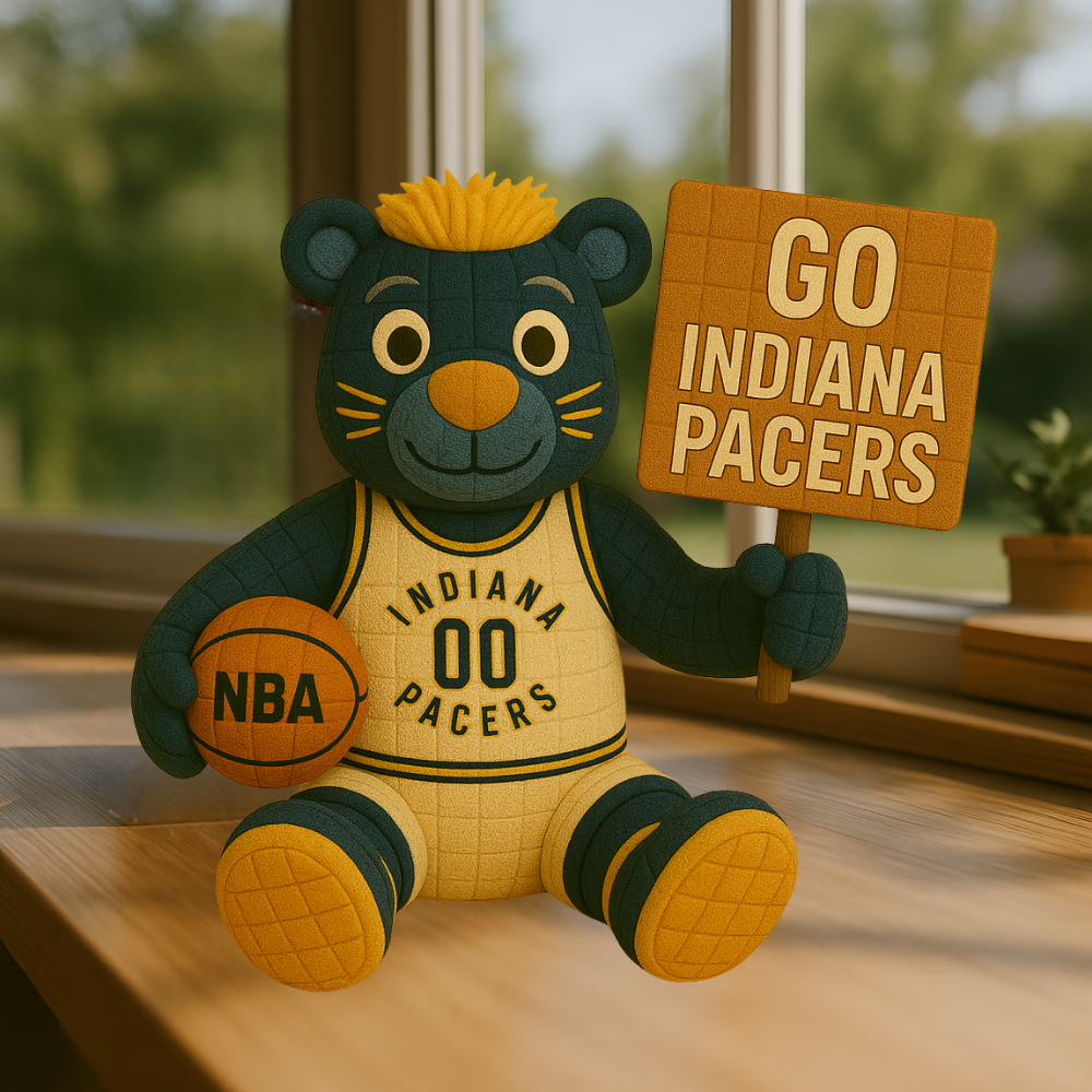 Limited Edition - NBA 06 IP Indiana Pacers Handmade Crochet
