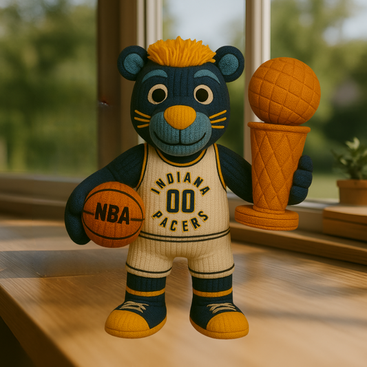 Limited Edition - NBA 06 IP Indiana Pacers Handmade Crochet