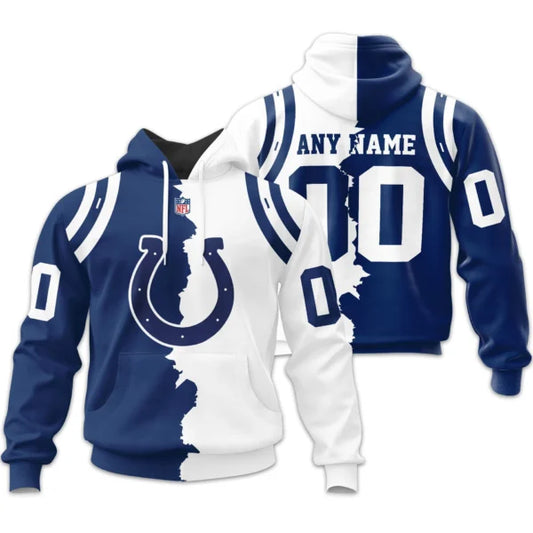LIMITED EDITION - NEW CUSTOMIZED NFL17 IDC INDIANAPOLIS COLTS HOME MIX AWAY T-SHIRT, POLO, HOODIE & JACKETS