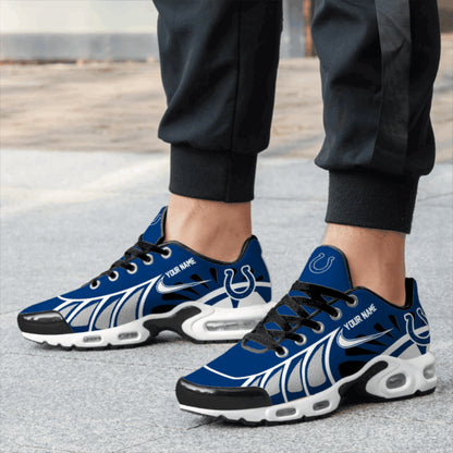 LIMITED EDITION - NEW CUSTOMIZED NFL17 IDC INDIANAPOLIS COLTS UNISEX AIR MAX PLUS SNEAKERS