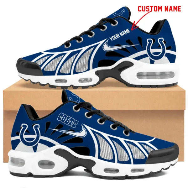 LIMITED EDITION - NEW CUSTOMIZED NFL17 IDC INDIANAPOLIS COLTS UNISEX AIR MAX PLUS SNEAKERS