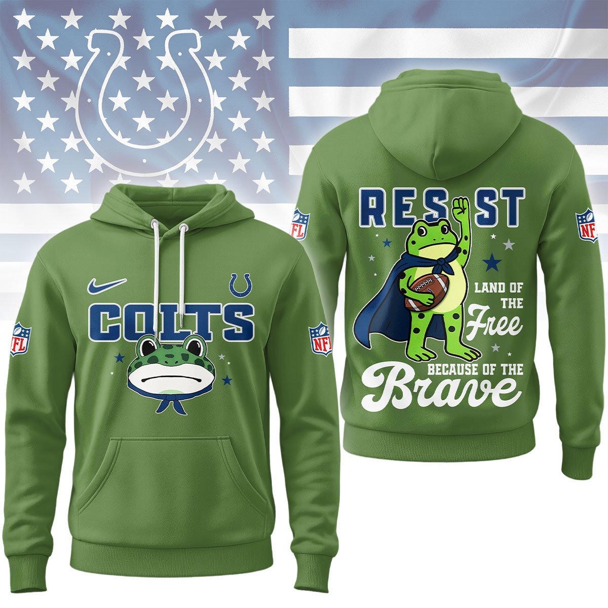 LIMITED EDITION - NEW CUSTOMIZED NFL17 IDC INDIANAPOLIS COLTS HOME MIX AWAY T-SHIRT, POLO, HOODIE & JACKETS