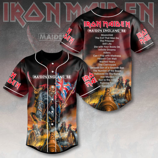 Iron Maiden Baseball Jersey