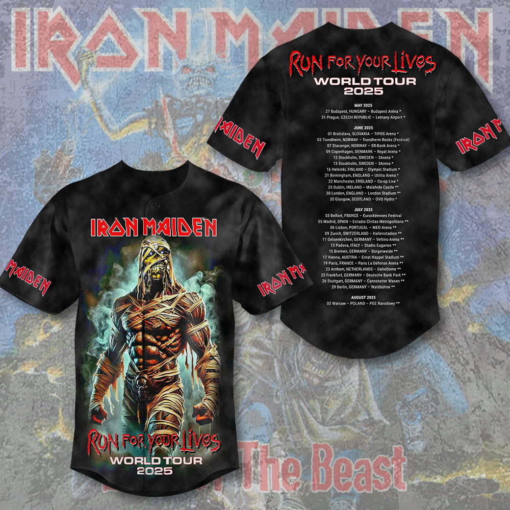 Iron Maiden Baseball Jersey