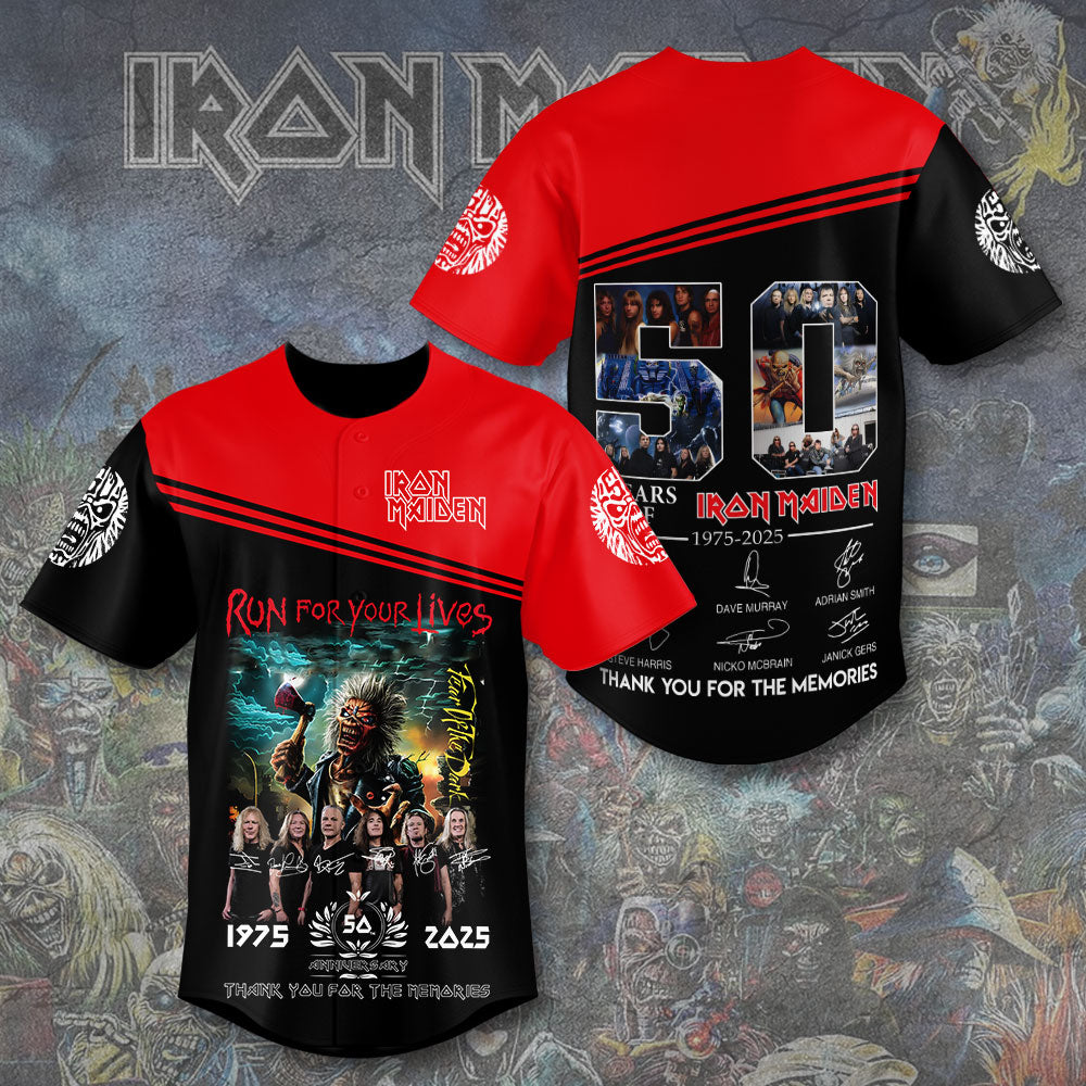 Iron Maiden Baseball Jersey