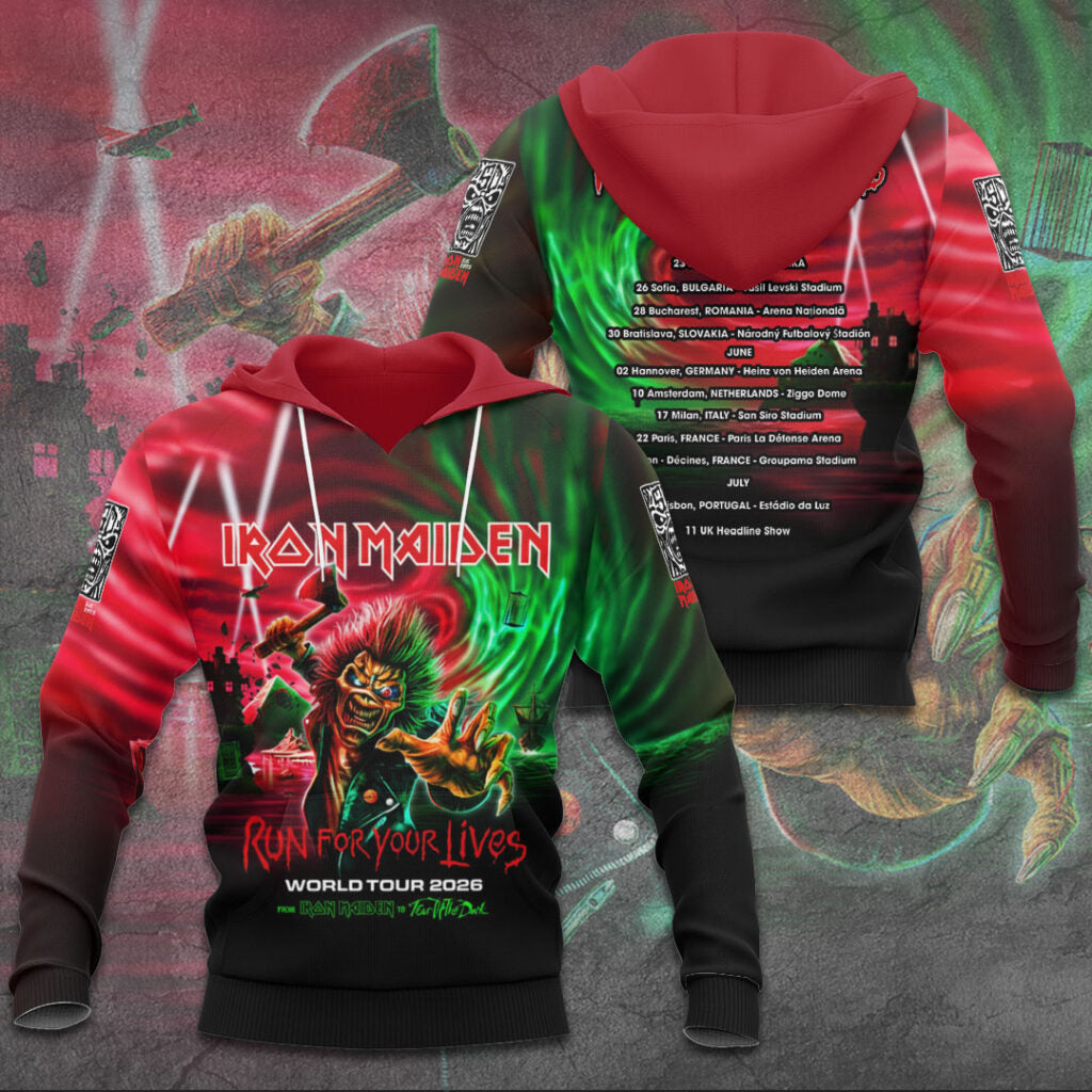 NEW PREMIUM IRON MAIDEN 3D APPAREL