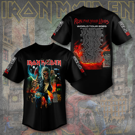 Iron Maiden Baseball Jersey