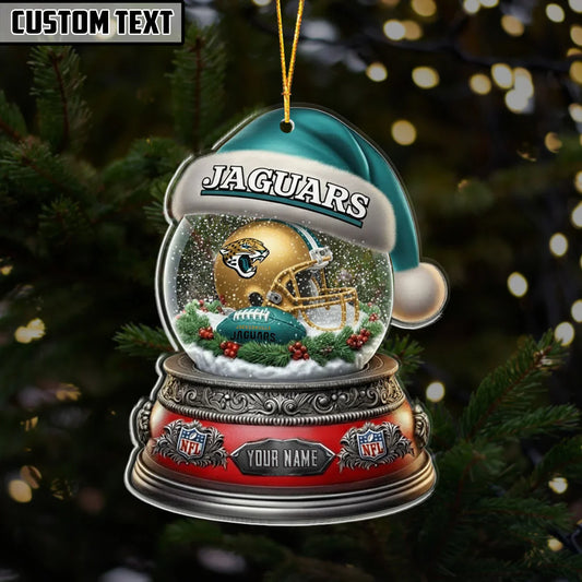 LIMITED EDITION - NEW CUSTOMIZED NFL30 JSJ JACKSONVILLE JAGUARS ORNAMENT