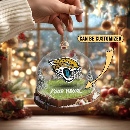 LIMITED EDITION - NEW CUSTOMIZED NFL30 JSJ JACKSONVILLE JAGUARS ACRYLIC ORNAMENT