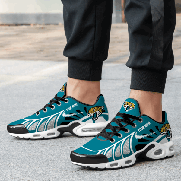 LIMITED EDITION - NEW CUSTOMIZED NFL30 JSJ JACKSONVILLE JAGUARS UNISEX AIR MAX PLUS SNEAKERS