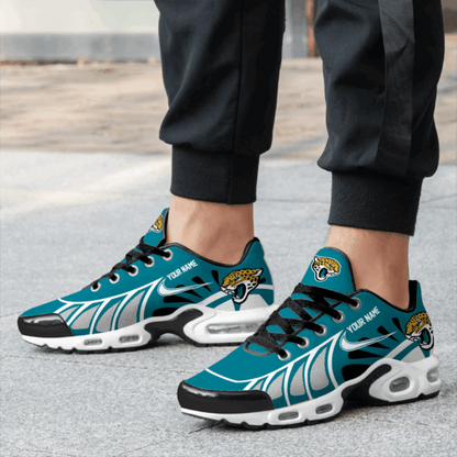 LIMITED EDITION - NEW CUSTOMIZED NFL30 JSJ JACKSONVILLE JAGUARS UNISEX AIR MAX PLUS SNEAKERS