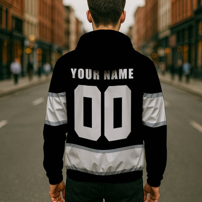 LIMITED EDITION - NEW CUSTOMIZED NHL16 LAK LOS ANGELES KINGS WINDBREAKER JACKET