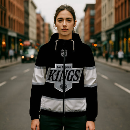 LIMITED EDITION - NEW CUSTOMIZED NHL16 LAK LOS ANGELES KINGS WINDBREAKER JACKET