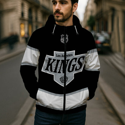 LIMITED EDITION - NEW CUSTOMIZED NHL16 LAK LOS ANGELES KINGS WINDBREAKER JACKET