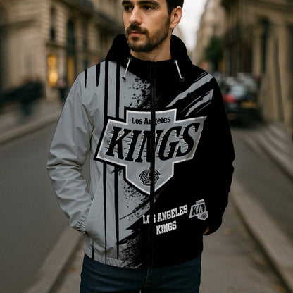 LIMITED EDITION - NEW CUSTOMIZED NHL16 LAK LOS ANGELES KINGS WINDBREAKER JACKET
