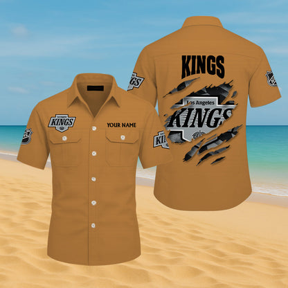 LIMITED EDITION - NEW CUSTOMIZED NHL16 LAK LOS ANGELES KINGS CARGO SHIRT