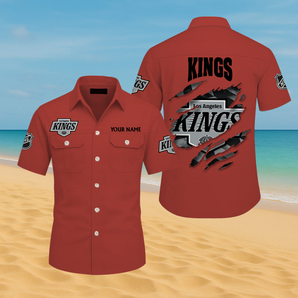 LIMITED EDITION - NEW CUSTOMIZED NHL16 LAK LOS ANGELES KINGS CARGO SHIRT