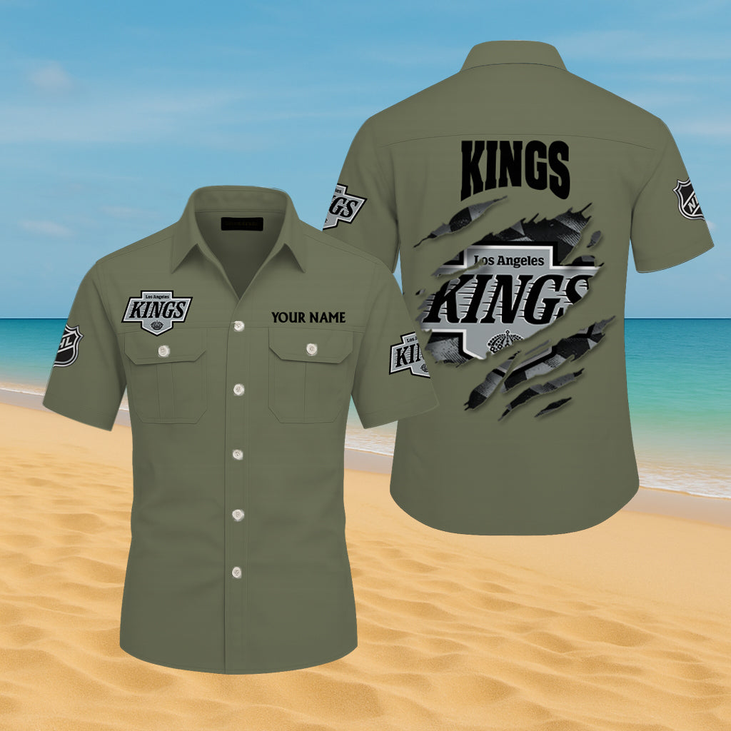 LIMITED EDITION - NEW CUSTOMIZED NHL16 LAK LOS ANGELES KINGS CARGO SHIRT