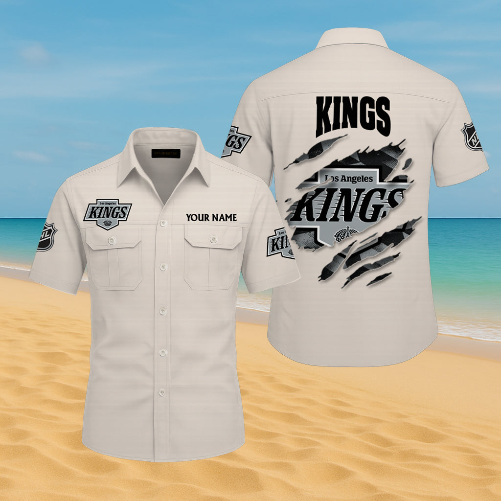 LIMITED EDITION - NEW CUSTOMIZED NHL16 LAK LOS ANGELES KINGS CARGO SHIRT