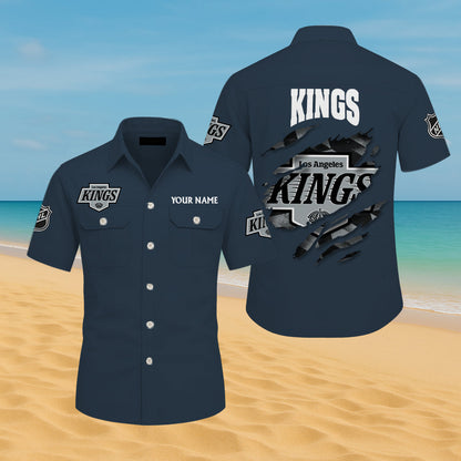 LIMITED EDITION - NEW CUSTOMIZED NHL16 LAK LOS ANGELES KINGS CARGO SHIRT