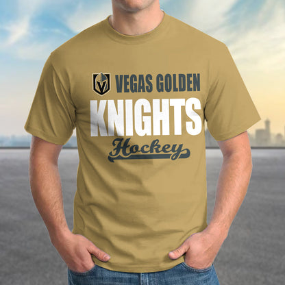 LIMITED EDITION - NEW CUSTOMIZED NHL04 VGK VEGAS GOLDEN KNIGHTS T-SHIRT FOR FAMILY (ADULTS & KIDS)