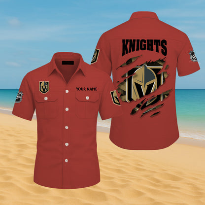 LIMITED EDITION - NEW CUSTOMIZED NHL04 VGK VEGAS GOLDEN KNIGHTS CARGO SHIRT