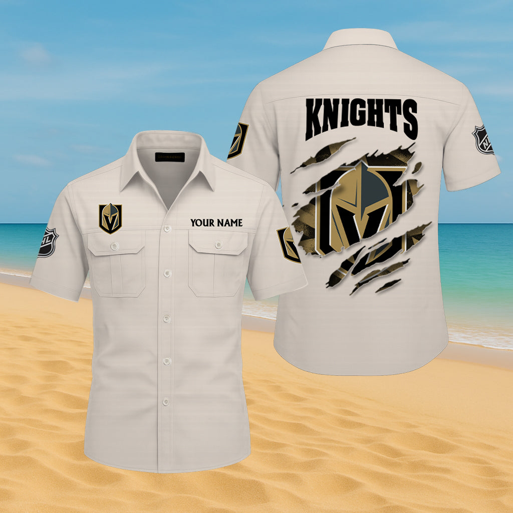 LIMITED EDITION - NEW CUSTOMIZED NHL04 VGK VEGAS GOLDEN KNIGHTS CARGO SHIRT