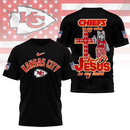 LIMITED EDITION - NEW CUSTOMIZED NFL01 KCC KANSAS CITY CHIEFS T-SHIRT | MULTIPLE COLORS AVAILABLE