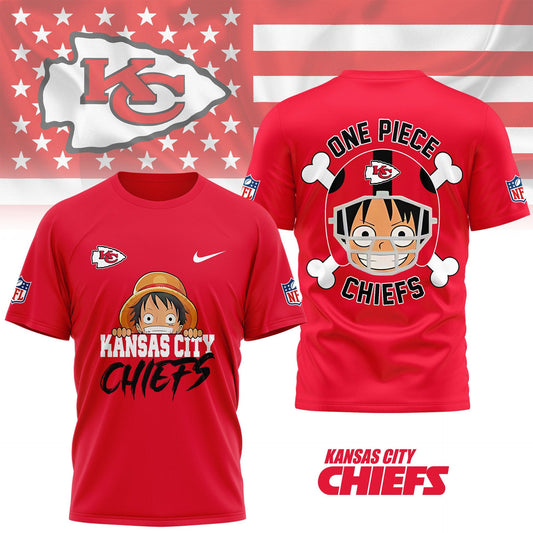 LIMITED EDITION - NEW CUSTOMIZED NFL01 KCC KANSAS CITY CHIEFS ONE PIECE FAN 3D SHIRT