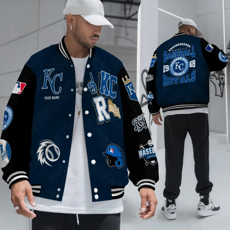 LIMITED EDITION - NEW CUSTOMIZED MLB19 KCR KANSAS CITY ROYALS UNISEX T-SHIRT, POLO, HOODIE & JACKETS