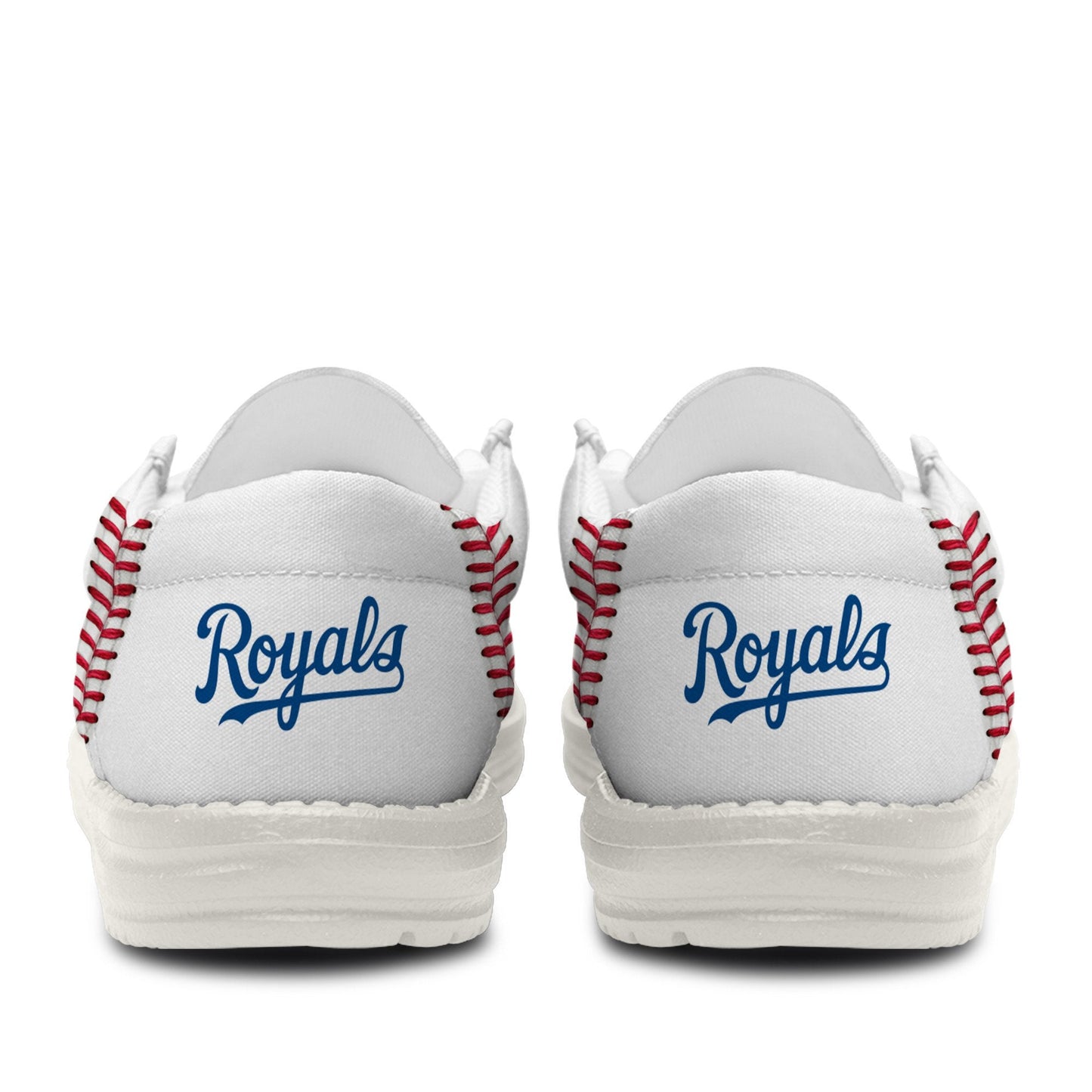 LIMITED EDITION - NEW CUSTOMIZED MLB19 KC ROYALS LOAFER SHOES