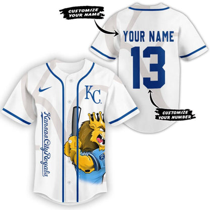 LIMITED EDITION - NEW CUSTOMIZED MLB19 KC ROYALS BASEBALL JERSEY