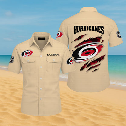 LIMITED EDITION - NEW CUSTOMIZED NHL07 CLH CAROLINA HURRICANES CARGO SHIRT