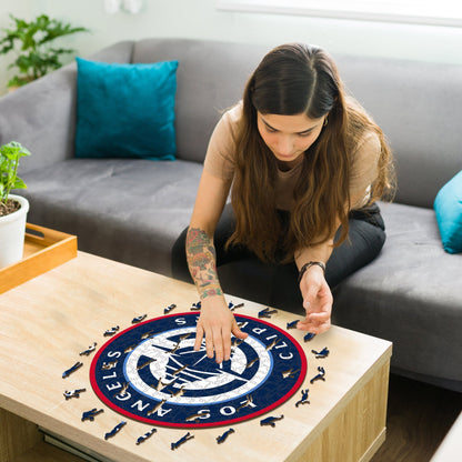 LIMITED EDITION - NEW CUSTOMIZED NBA10 LC LOS ANGELES CLIPPERS WOODEN PUZZLE