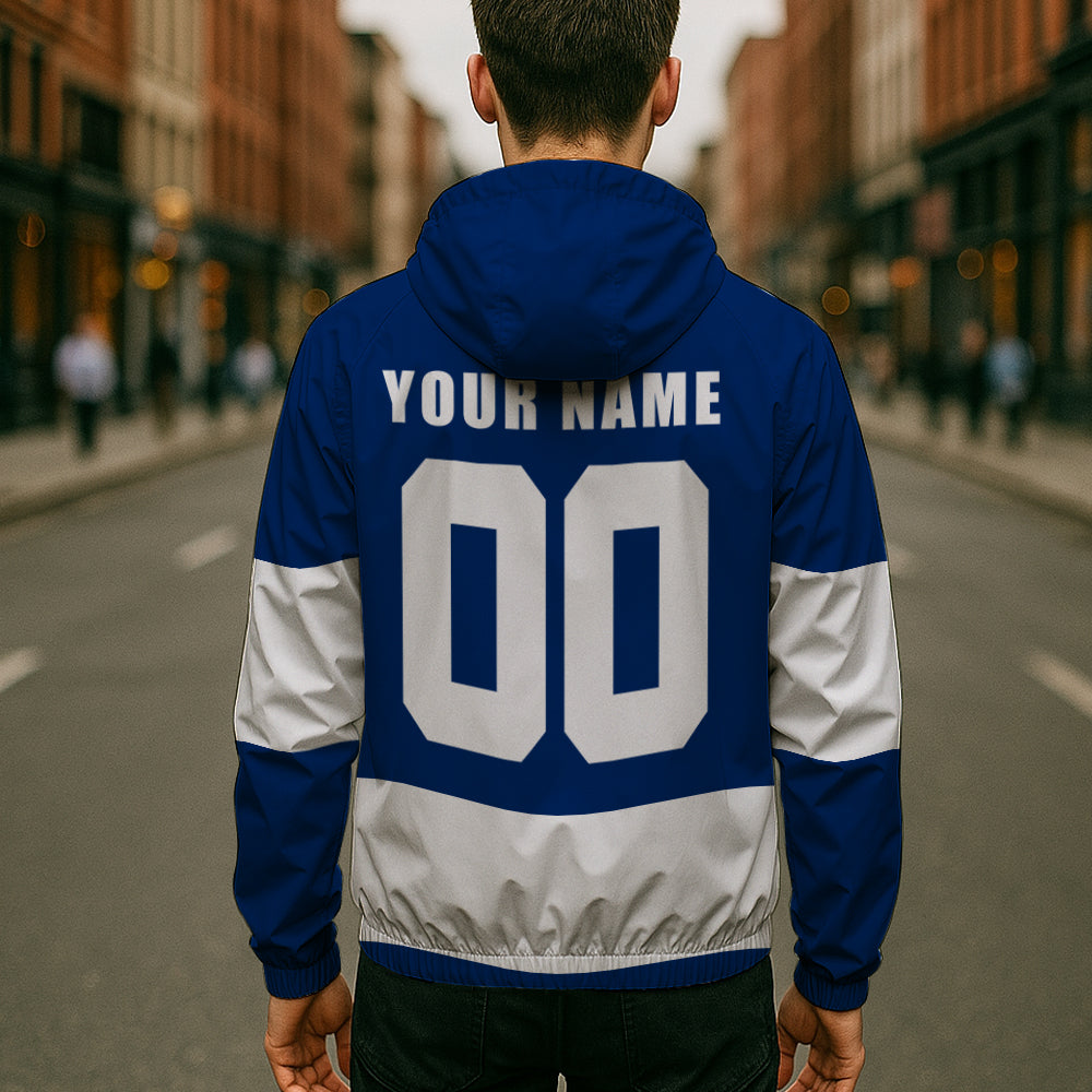 LIMITED EDITION - NEW CUSTOMIZED NHL12 TPL TAMPA BAY LIGHTNING WINDBREAKER JERSEY JACKET