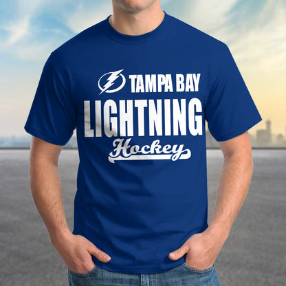 LIMITED EDITION - NEW CUSTOMIZED NHL12 TPL TAMPA BAY LIGHTNING T-SHIRT FOR FAMILY (ADULTS & KIDS)